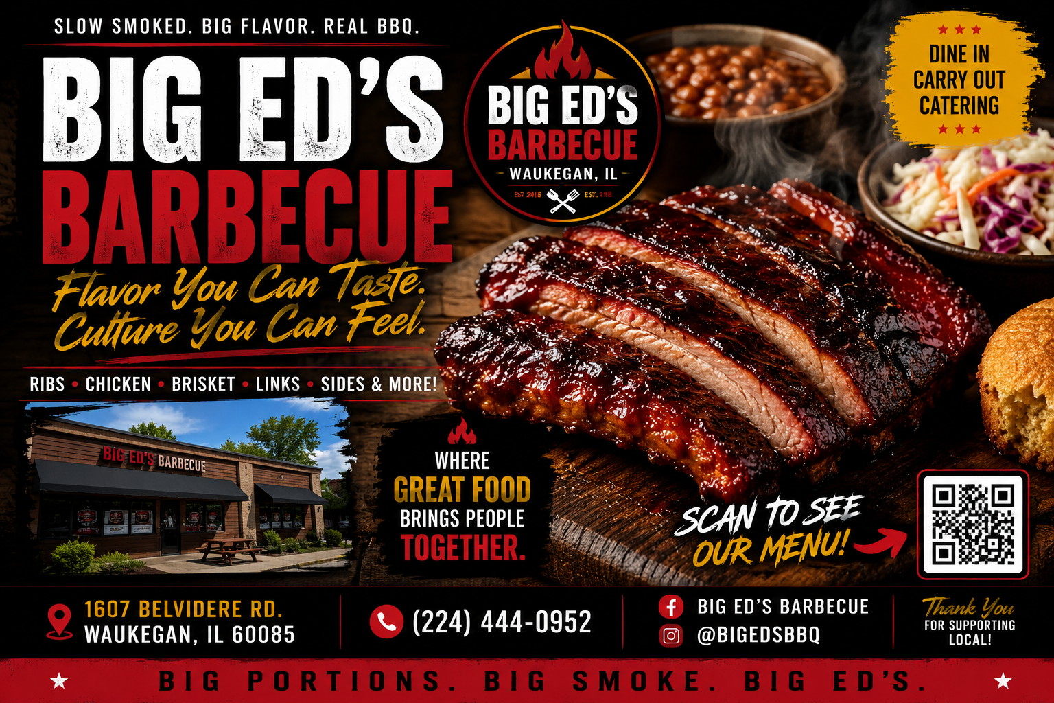 Big Ed's Barbecue – Big Flavor, Real BBQ in Waukegan